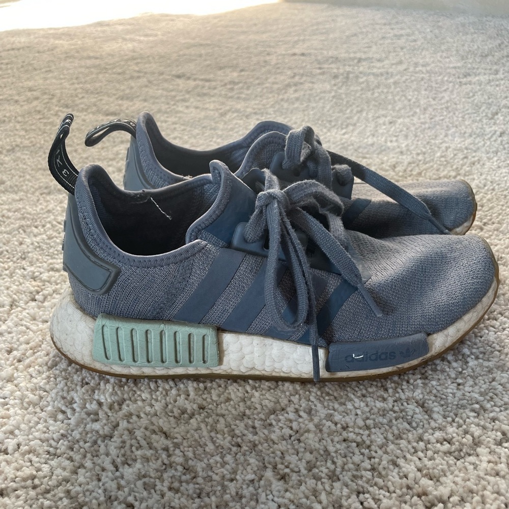 Blue Adidas NMDs